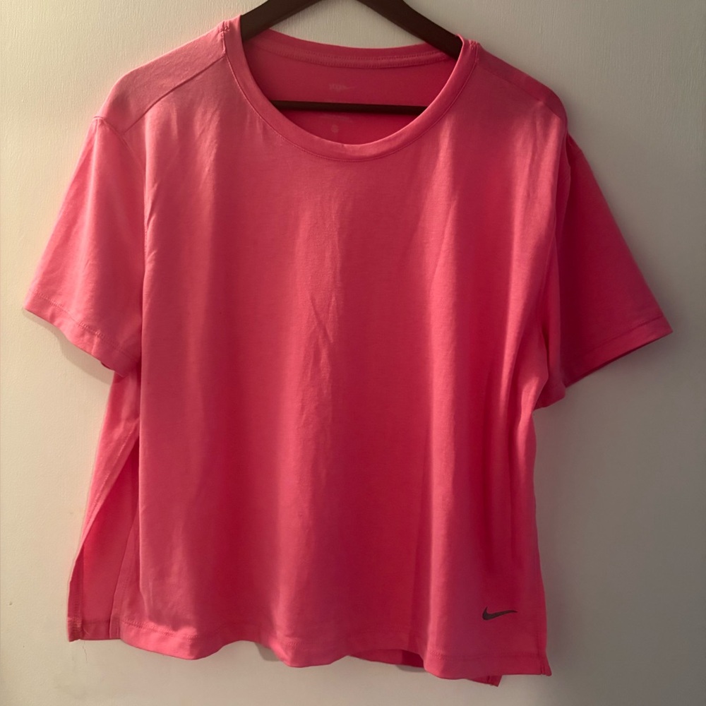 Nike Pink Short-Sleeve Crew Tee